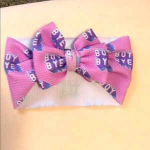 Girls shirt & head wrap/bow